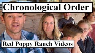 #367 - Red Poppy Ranch VideosAre Now In Chronological Order!