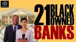 21 Black Owned Banks | #BankBlack | #BlackExcellist