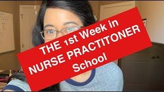 1st Week in Nurse Practitioner School Vlog