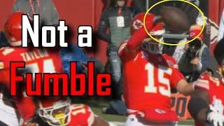 Patrick Mahomes fumble overturned | Kansas City Chiefs Vs Houston Texans