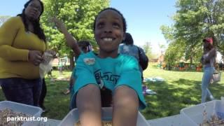 Kids to Parks Day 2017 at Ft. McHenry with Buddy Bison and Nature Cat.