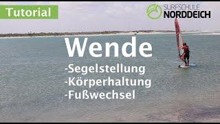 Surfschule Norddeich I Die Wende beim Windsurfen I Richtungswechsel I VDWS  Lizenz Basics