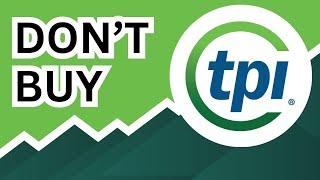 DON'T BUY TPI Composites Stock (Until You Watch This Analysis) #TPIC