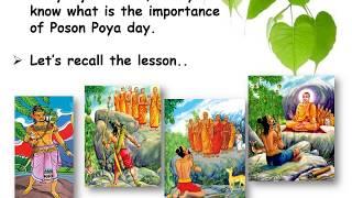 Grade 1    Buddhism   Poson Poya