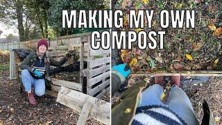 MAKING MY OWN COMPOST / ALLOTMENT GARDENING UK