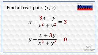 Find all real pairs (x,y)