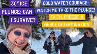 Can I Survive a 30° Cold Plunge? Watch & See!