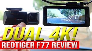 Front AND Rear 4K! Redtiger F77 Dash Cam Review