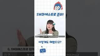 SW마에스트로 준비! 이렇게도 해봤다고?
