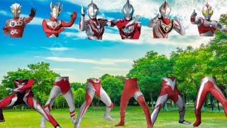 seru!!! mencocokkan Badan super Hero Ultraman