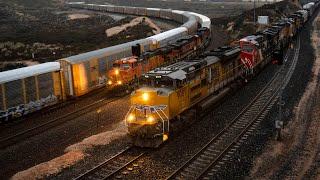 Foggy Cajon Pass Railfanning