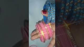bol jara tu Hindi song#pink bangle set designs viral video#shorts viral#bangles #youtube 🪙