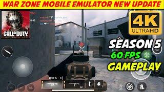 War Zone Mobile Emulator New Update Settings | Bluestacks 5 warzone mobile 60 fps Gameplay (4k)