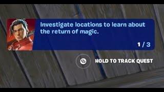 Fortnite - Investigate locations to learn about the return of the magic - Chapter 6 Season 1