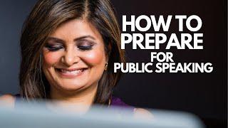 How to Prepare for Public Speaking