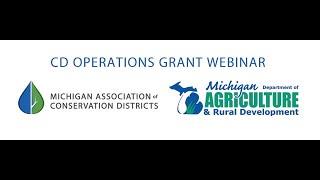 MACD Webinar: MDARD Operations Grant Webinar: Reporting and Use Discussion - April 7th, 2022