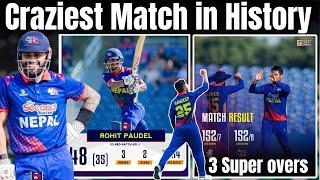 Nepal and Netherland pulled off the craziest match in T20Is history! Cardiac Kids