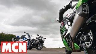 How fast does it go? HP4 v Hayabusa v ZZR1400 | Special | Motorcyclenews.com