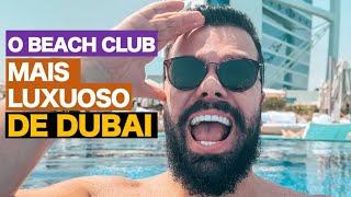 O BEACH CLUB mais LUXUOSO de DUBAI em 2024, O SAL, NO BURJ AL ARAB