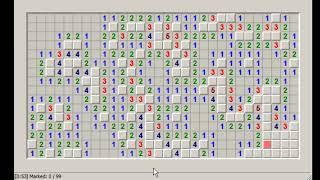 Keyboard Minesweeper in 55 seconds