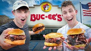 Two Brits try Gas Station BBQ in America!!