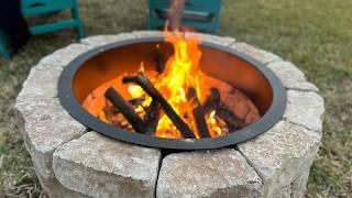 You NEED this! Easy Fire Pit Ideas | Lowe's Fire Pit Kit