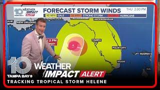 Tropical update: Tropical Storm Helene | 8 a.m. Wednesday