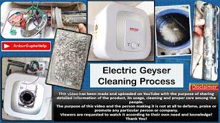 Electric Geyser Cleaning गीजर की सफाई | How to Clean Electric Geyser Water Heater 2024 | Ankur Gupta