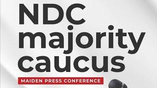 WATCH LIVE | Press Conference by the NDC Majority Caucus in Parliament | WoezorTV