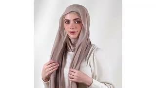 Vogue Hijab Tutorial By BOKITTA- Easy to wear & Pin-less Hijab