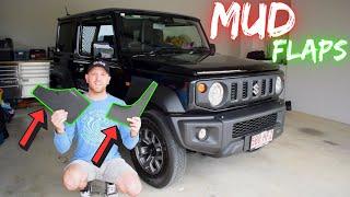 Suzuki Jimny JB74 MUD FLAPS/ MUD GUARD Install || Ebay, Amazon Mud Flap install || FULL GUIDE || DIY