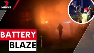 Family’s narrow escape after e-scooter battery explodes | 7 News Australia