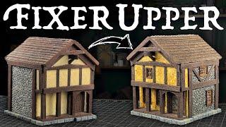 The EASIEST Way to UPGRADE an Old Foam Building!!! (D&D Crafting)