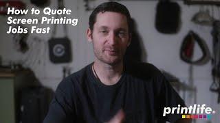 How to Quote Screen Printing Jobs Lighting Fast. We are open again to new users.