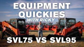 Kubota Compact Skid Steer Track Loaders Walk Around Comparison: SVL75-2 vs SVL95-2 Track Loader