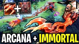 ARCANA + IMMORTAL THE ABSCESSERATOR HOOK PUDGE BATTLE PASS 2020 7.26 | Dota 2