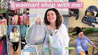 shop with me at walmart! (clothes, house organization, + groceries)