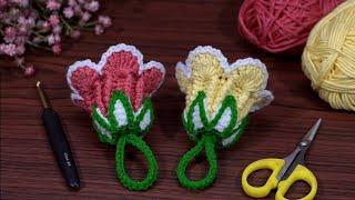 Knitting Magic: Make Adorable Decorative Bells || Knitting Flowers Easy Patterns for Gorgeous Design