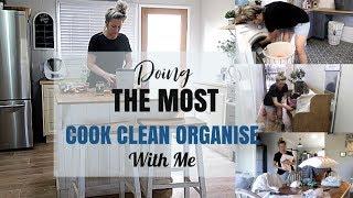 ‍DOING THE MOST -COOK ,CLEAN,ORGANIZE WITH ME - GET IT ALL DONE - ALL DAY CLEAN WITH ME