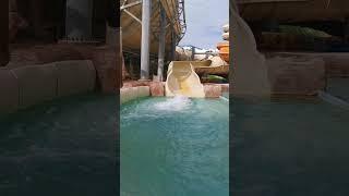 Water slide at Hilton Salwa Beach Resort and Theme Park