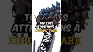 TOP 5 ATTRACTIONS EUROPA-PARK  #coasters