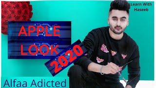 Apple look  Latest Punjabi Song||Alfaaa Adicted song||Learn with Haseeb.