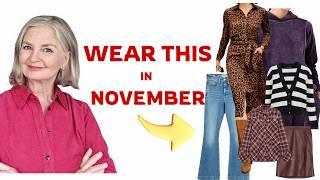 ULTIMATE AUTUMN WINTER CAPSULE WARDROBE 2024 OVER 60