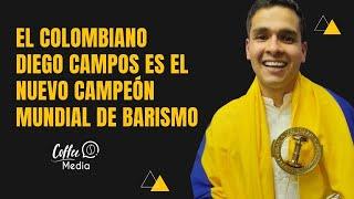 Premiación - Diego Campos Campeón World Barista Championship 2021