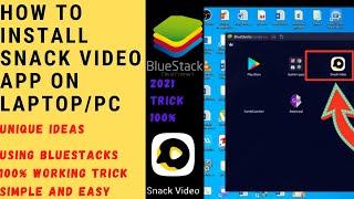 How to install Snack Video app on Computer\Laptop\PC || Install Mobile apps on PC\Laptop