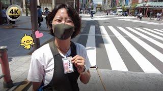 A cute Japanese girl took me on a rickshaw ride through Asakusa, Tokyo️ Kobo chan