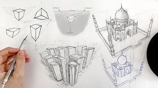 NEW Three-Point Perspective Course and GIVEAWAY! 