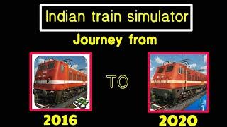 Indian train simulator journey from 2016-2020.. highbrow interactive