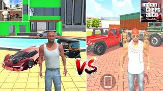 Indian Theft Auto Simulator  VS Indian Bike Driving 3D  | Which Game Is Best | Harsh in Game