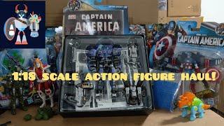 Toy Haul time, an awesome Marvel heavy 1:18 scale action figure toy haul!
